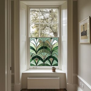 Art Deco Window Film, Privacy Window Film, Window Film, Decorative Window Film, Patterned Window Film, Coloured Window Film, Stained Glass