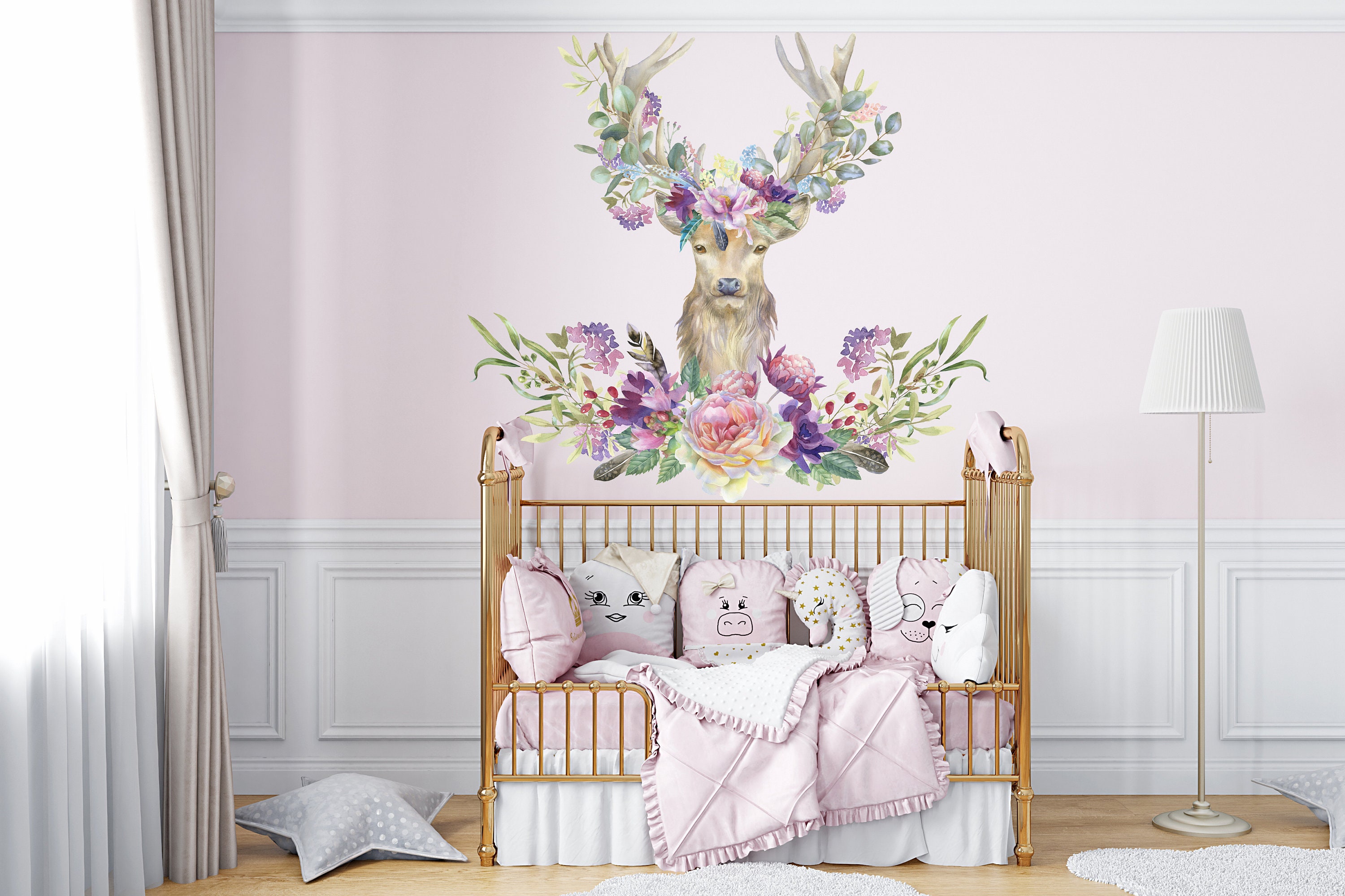 Woodland Nursery Decor In The UK Nursery wall décor Boho