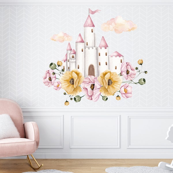 Castle Wall Decal Etsy