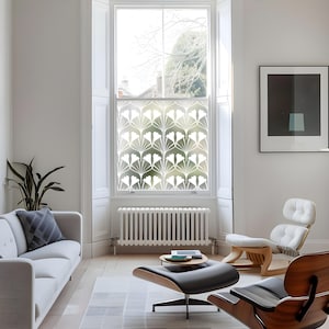 Frosted Privacy Window Film, Patterned Privacy Window Film, Window Film, Patterned Window Vinyl, Static Cling