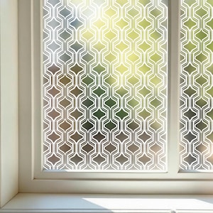 Frosted Privacy Window Film, Privacy Window Film, Patterned Privacy Window Film, Window Film, Patterned Window Vinyl, Static Cling