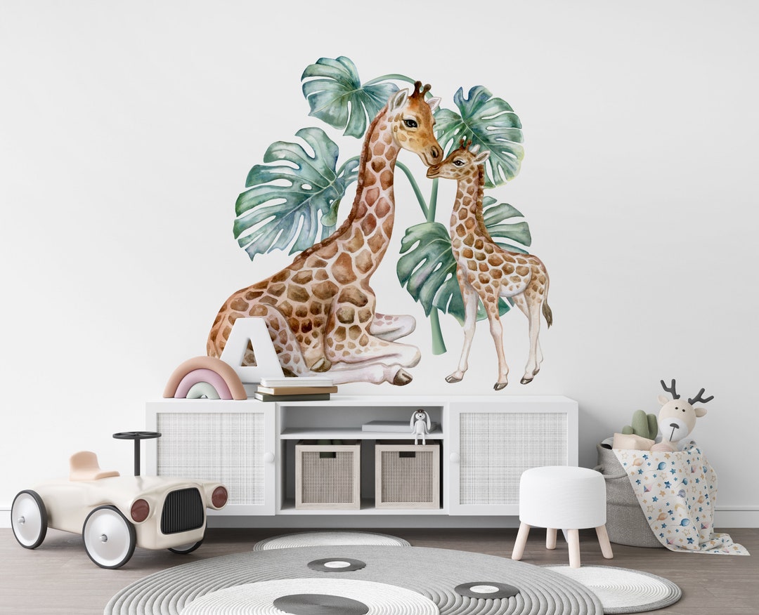 Safari Nursery Stickers Safari Nursery Safari Wall Stickers Etsy UK