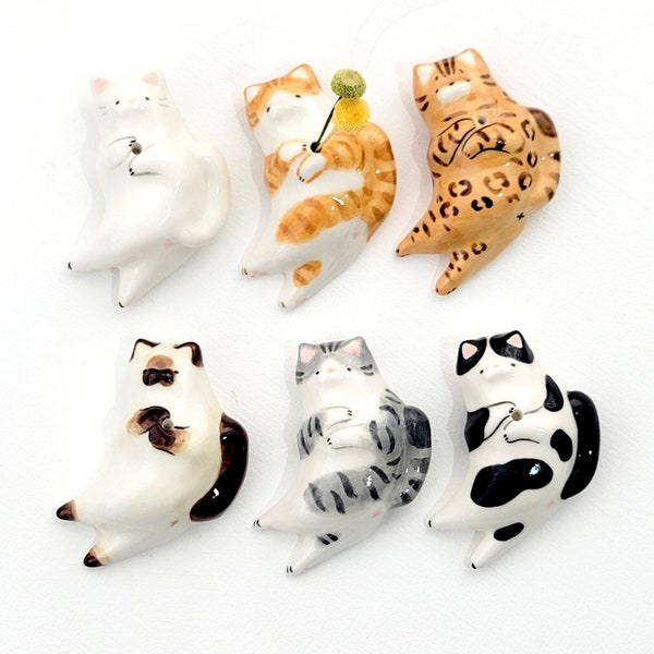 Lazy Chonk Cat - Ceramic Incense holder, home decor idea