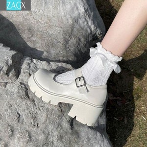 Lolita Shoes Platform Shoes Heels Mary Janes Women Japanese Style ...