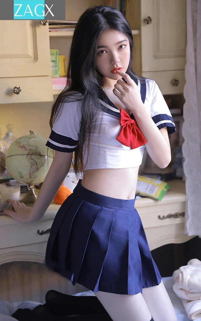 Sexy Cosplay Costume Women Schoolgirl Outfit Maid Dress Sex Etsy 