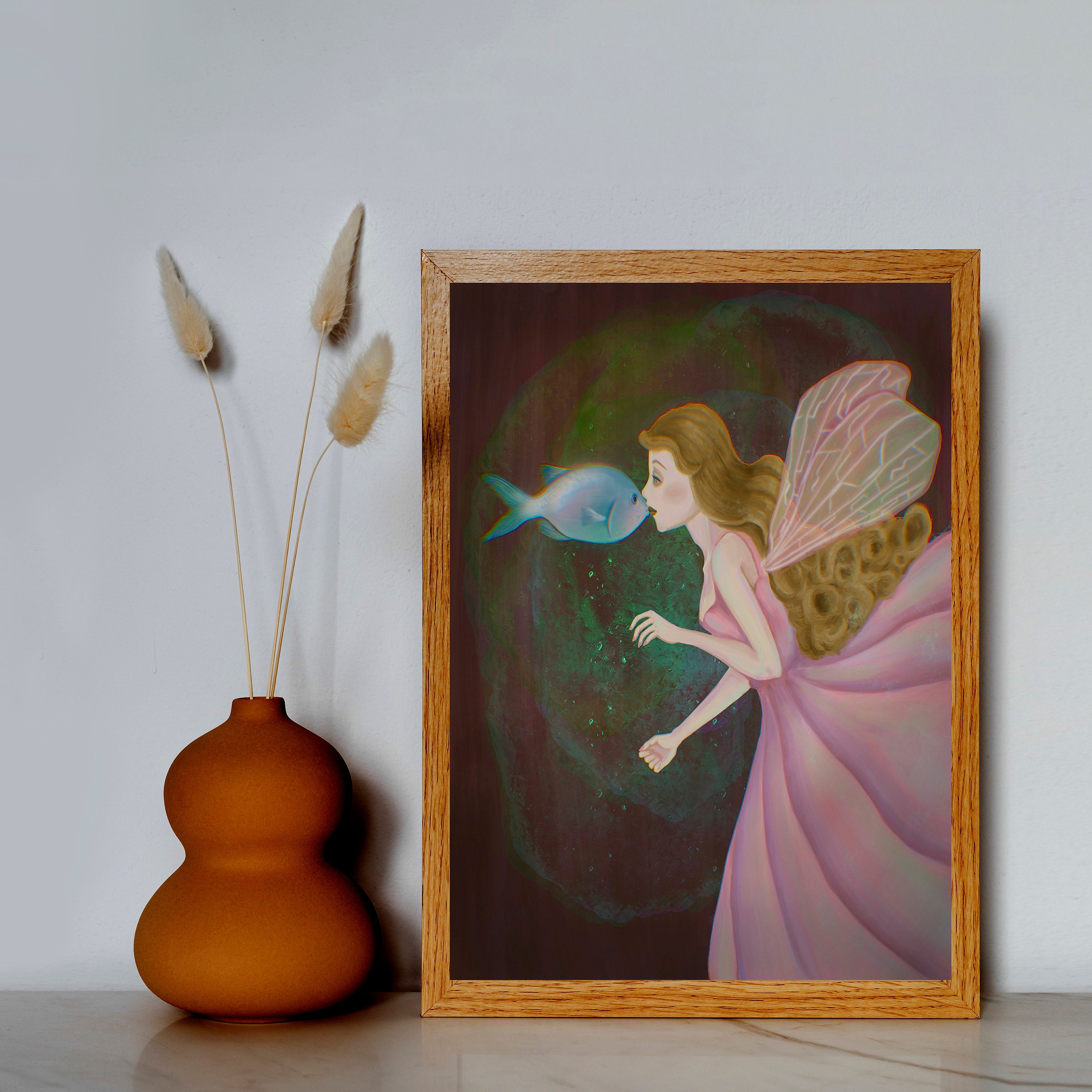 Mystic Wall Art Mystical Wall Decoration Mystic Painting Etsy