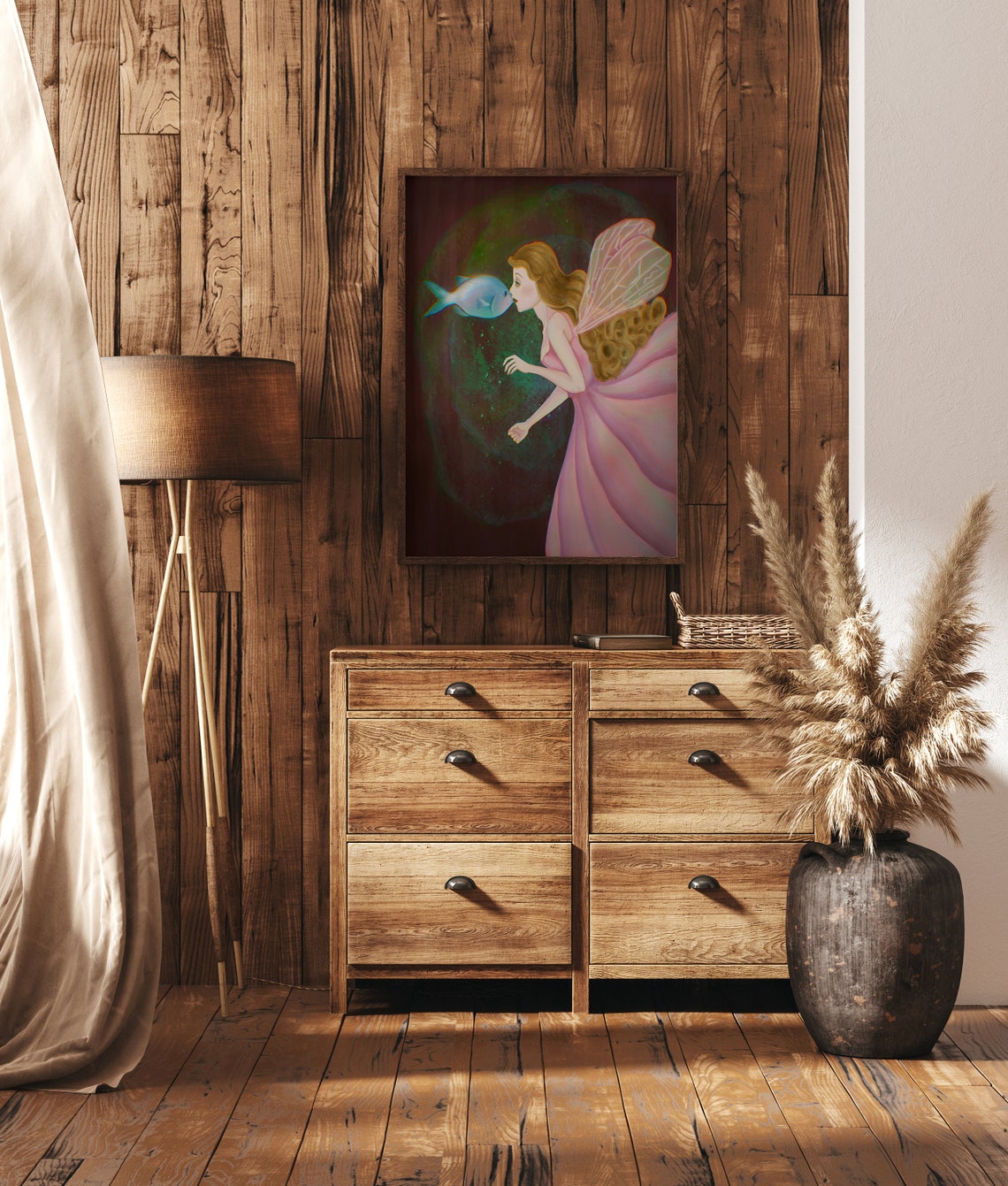 Mystic Wall Art Mystical Wall Decoration Mystic Painting Etsy