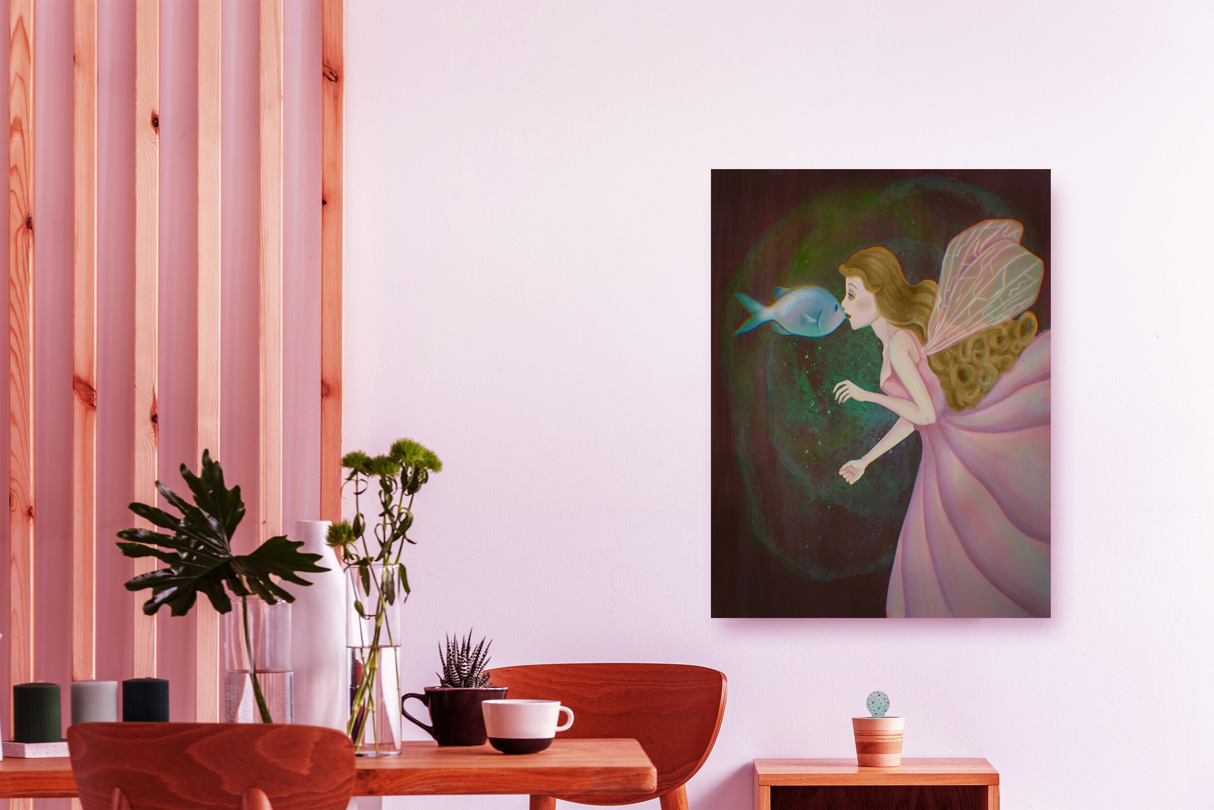 Mystic Wall Art Mystical Wall Decoration Mystic Painting Etsy