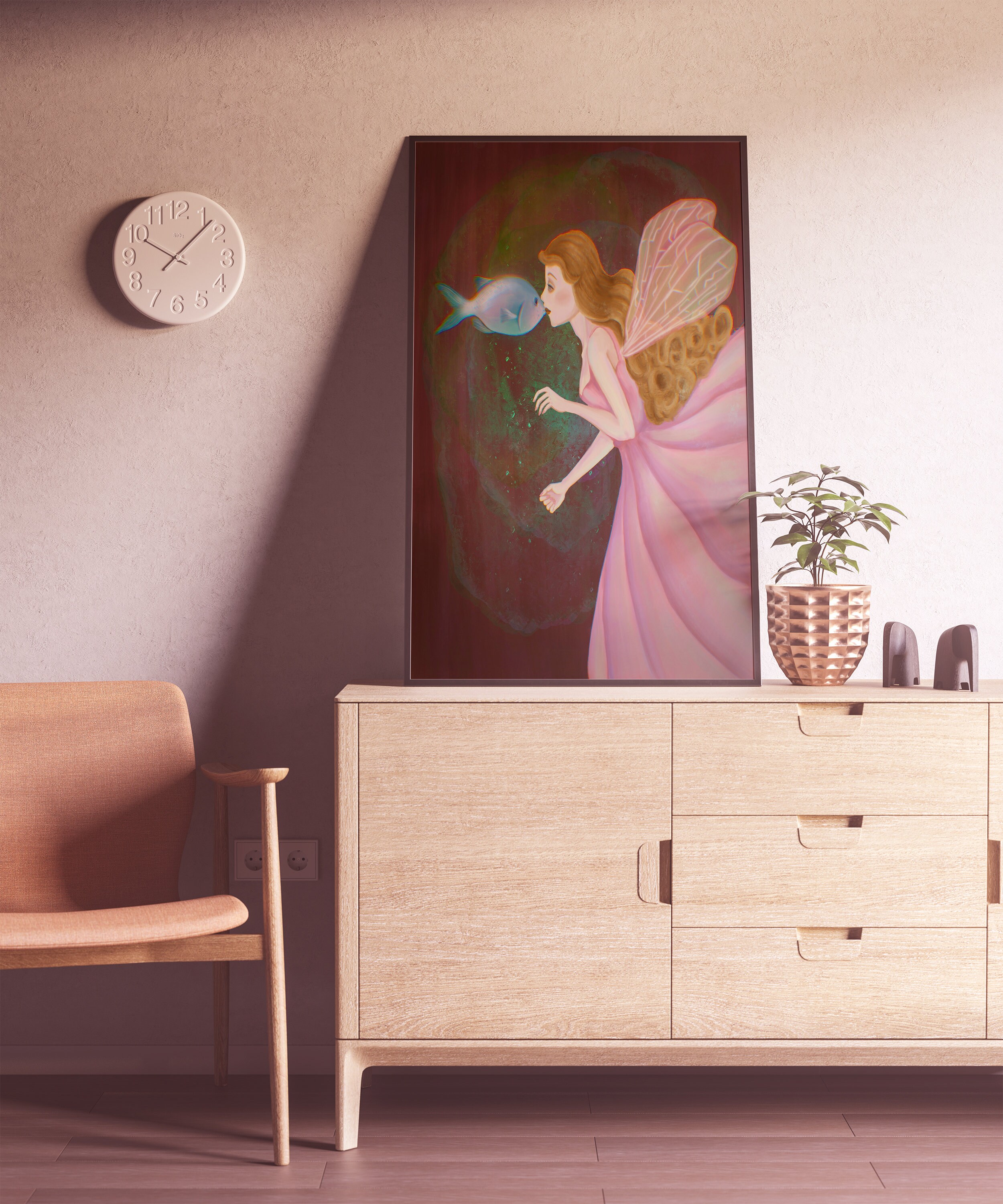 Mystic Wall Art Mystical Wall Decoration Mystic Painting Etsy