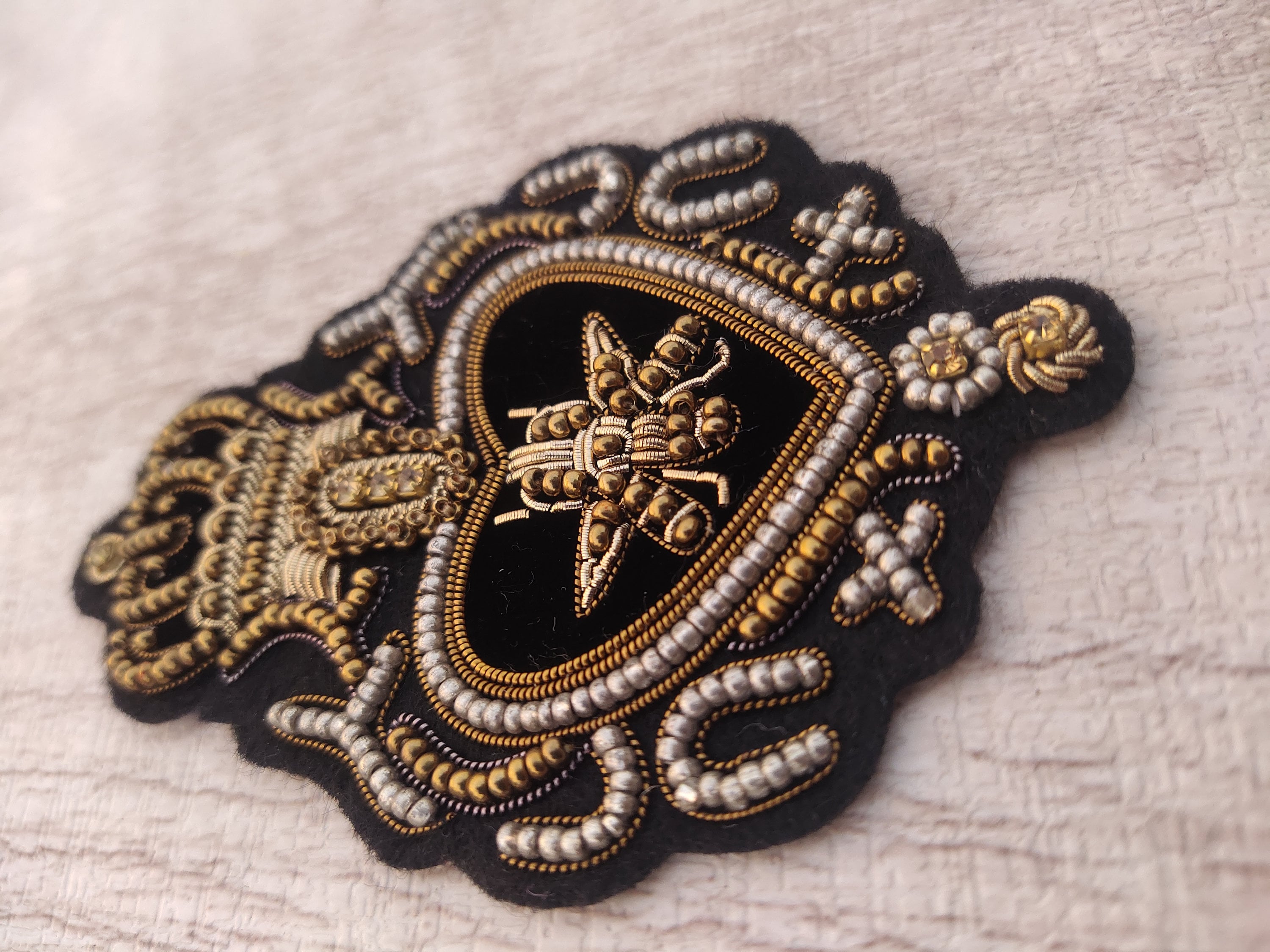 Completely Hand Embroidered Blazer Badge/Patch. Etsy