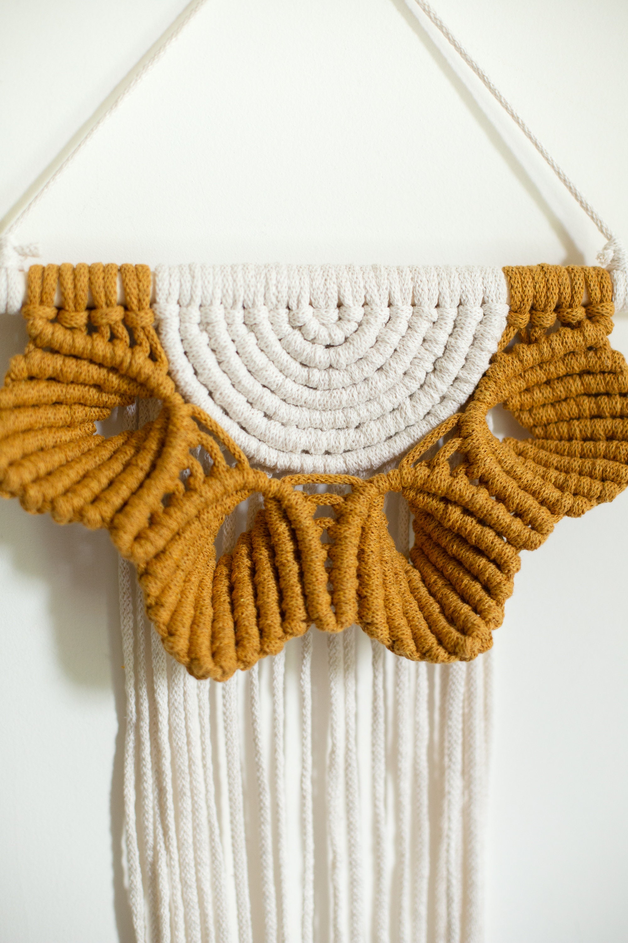 Tenture Murale en Macramé - Mandala Moderne Décoration d'intérieur Bohème Attrape Rêve Moderne