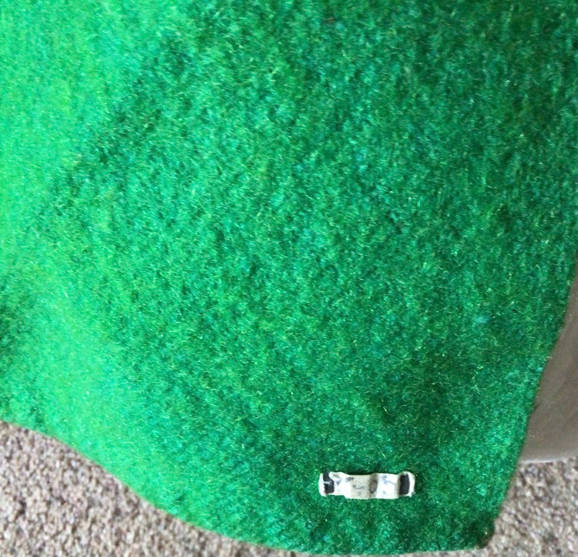 1920s Diamond E Trapper Point Wool Blanket Made in England Emerald