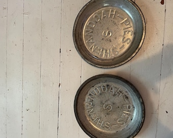 VINTAGE "Shenendoah Pies" Set of 2 - 9" Pie Tins