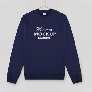 Sweatshirt mockup - Gildan -  Sweatshirt - 18000 mockup - Navy - flat - photography - Boutique - Copper