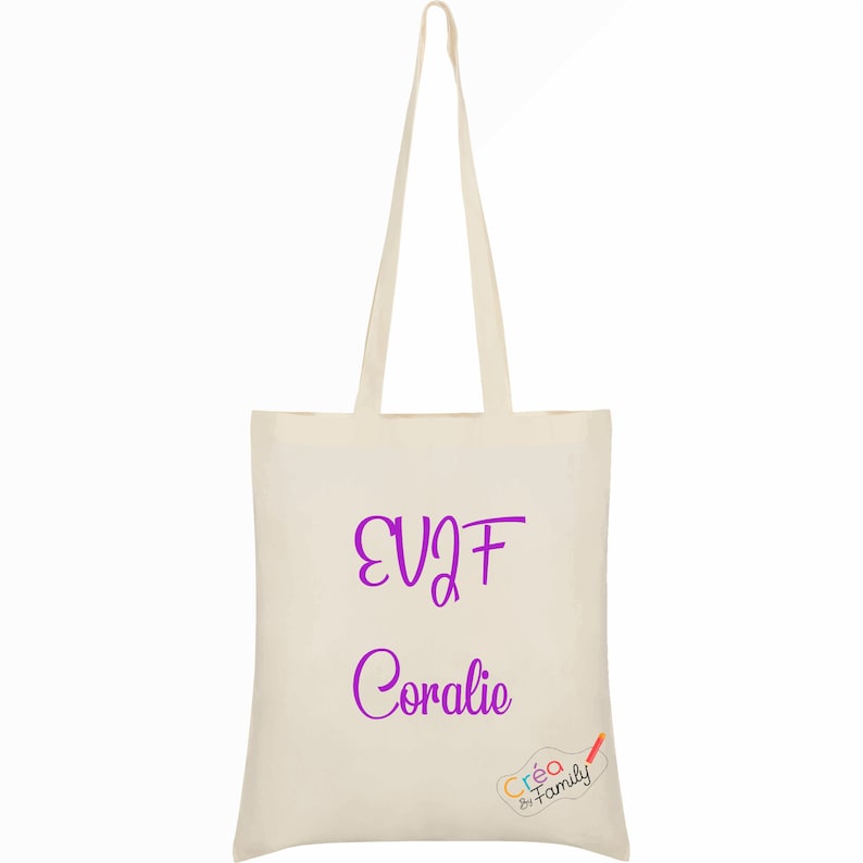 11 Borsa totes, borsa shopping in cotone personalizzata, testo, nome, frase immagine 3