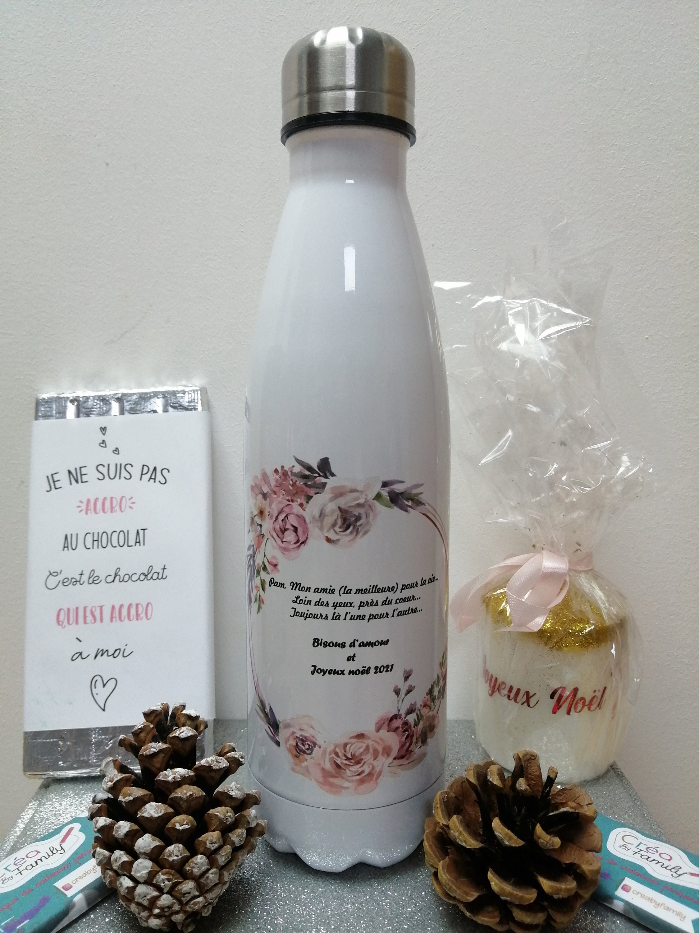 Bouteille Isotherme Personnalisée, Gourde à Personnaliser 500 Ml