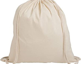 Sac à dos coton à personnaliser