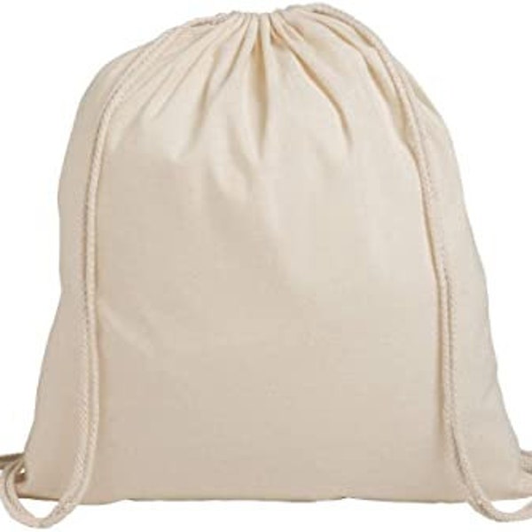 Sac à dos coton à personnaliser