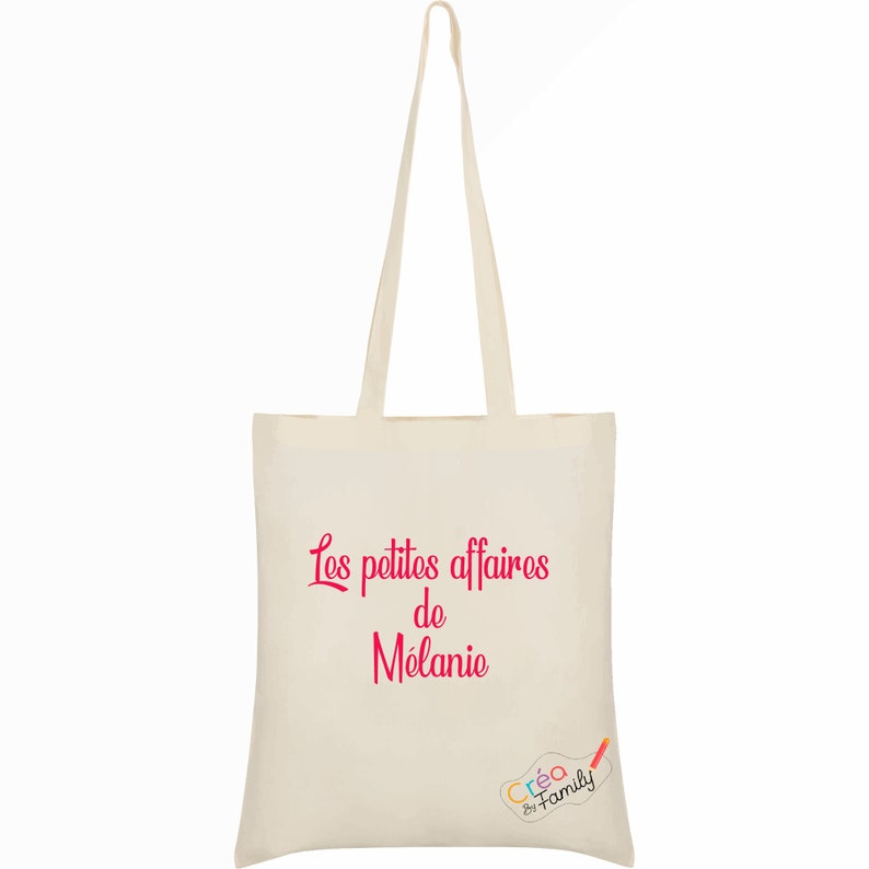 11 Borsa totes, borsa shopping in cotone personalizzata, testo, nome, frase immagine 4