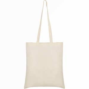 Tote bag, sac de course coton naturel Beige, Rouge ou Noir image 1