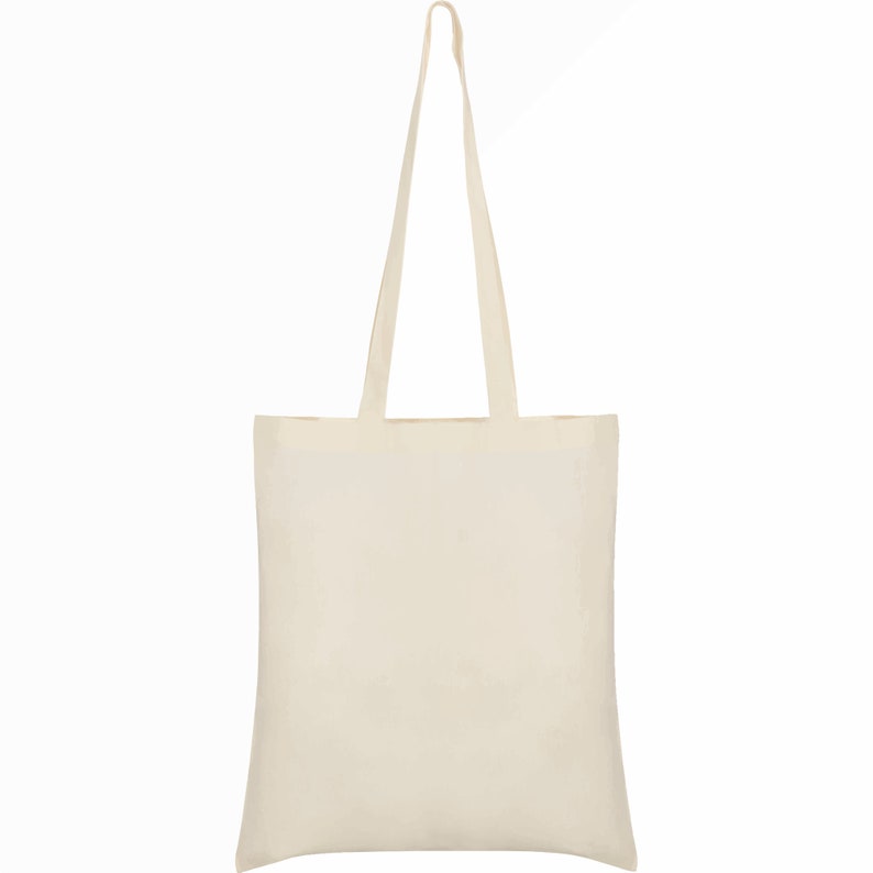 Tote bag, sac de course coton naturel Beige, Rouge ou Noir image 1