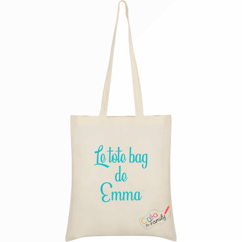 11 Borsa totes, borsa shopping in cotone personalizzata, testo, nome, frase immagine 2