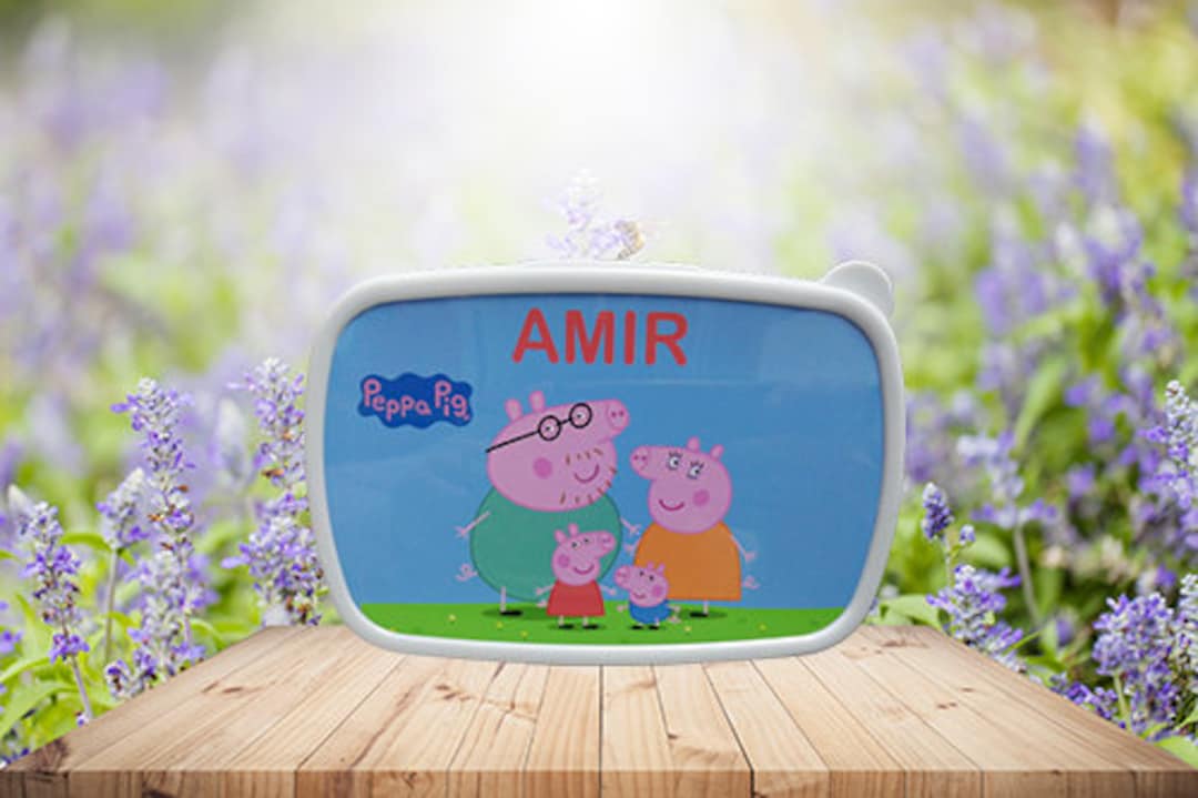 Customizable Snack Box/snack Box First Name Peppa Etsy UK