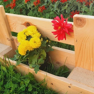 kleines Hängeregal/Blumenregal/Dekoregal/Palettenregal/Kräuterregal, Palettenholz, Europalette, Holzpalette, Deko, rustikal, Upcycling