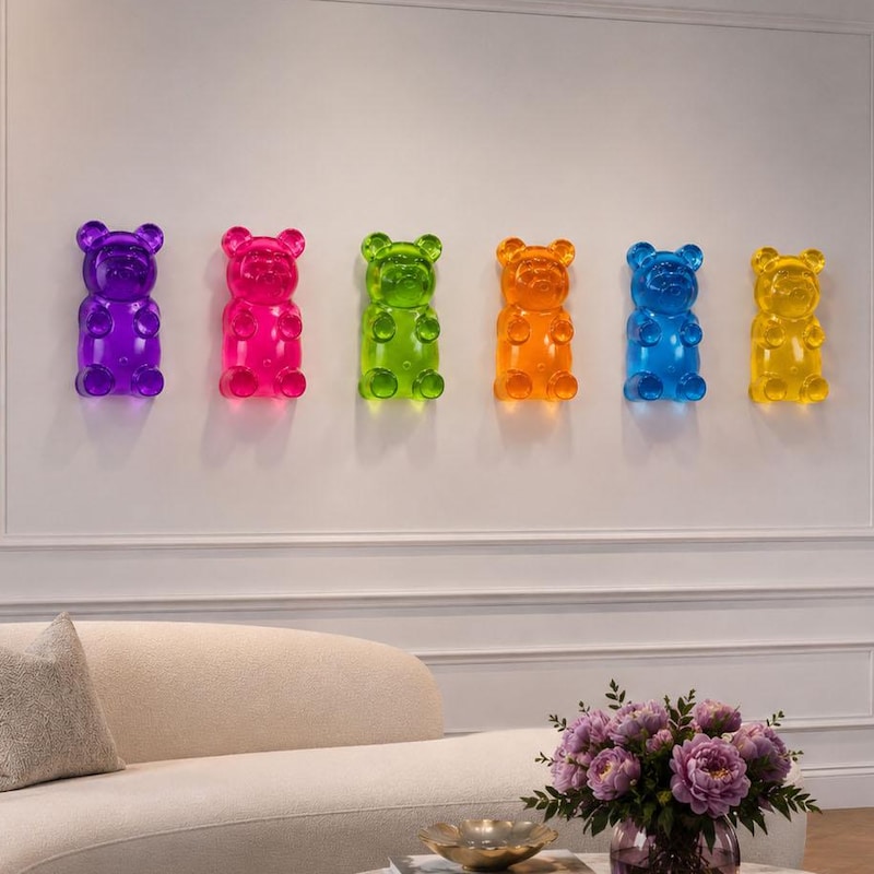 Giant Gummy Bear 3d Art - Etsy