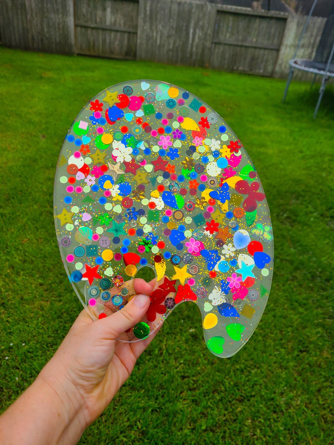 PAINT PALETTE, Do It Yourself Palette, Glass Palette, Watercolor