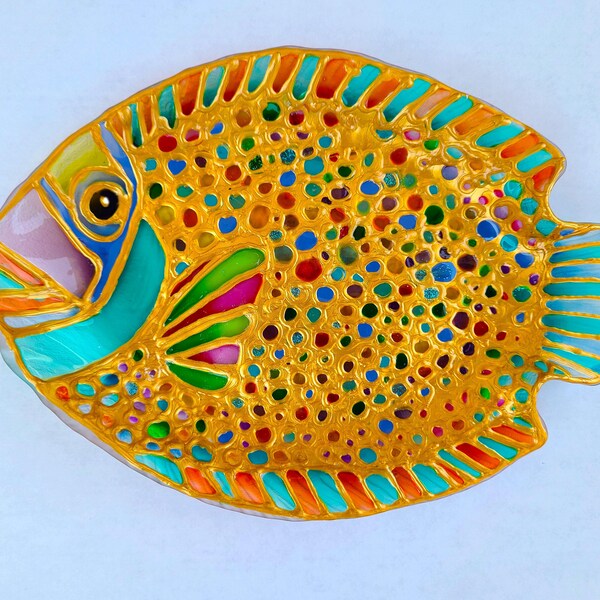 Shop Stained Glass Fish Etsy