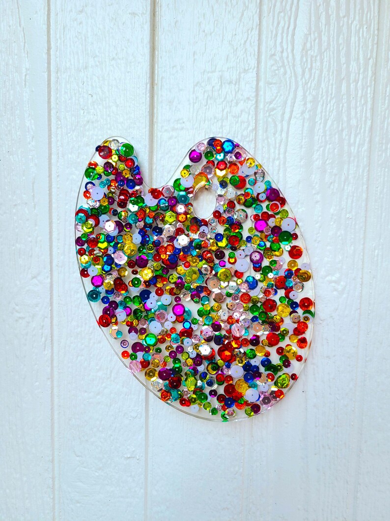 PAINT PALETTE, Do It Yourself Palette, Glass Palette, Watercolor