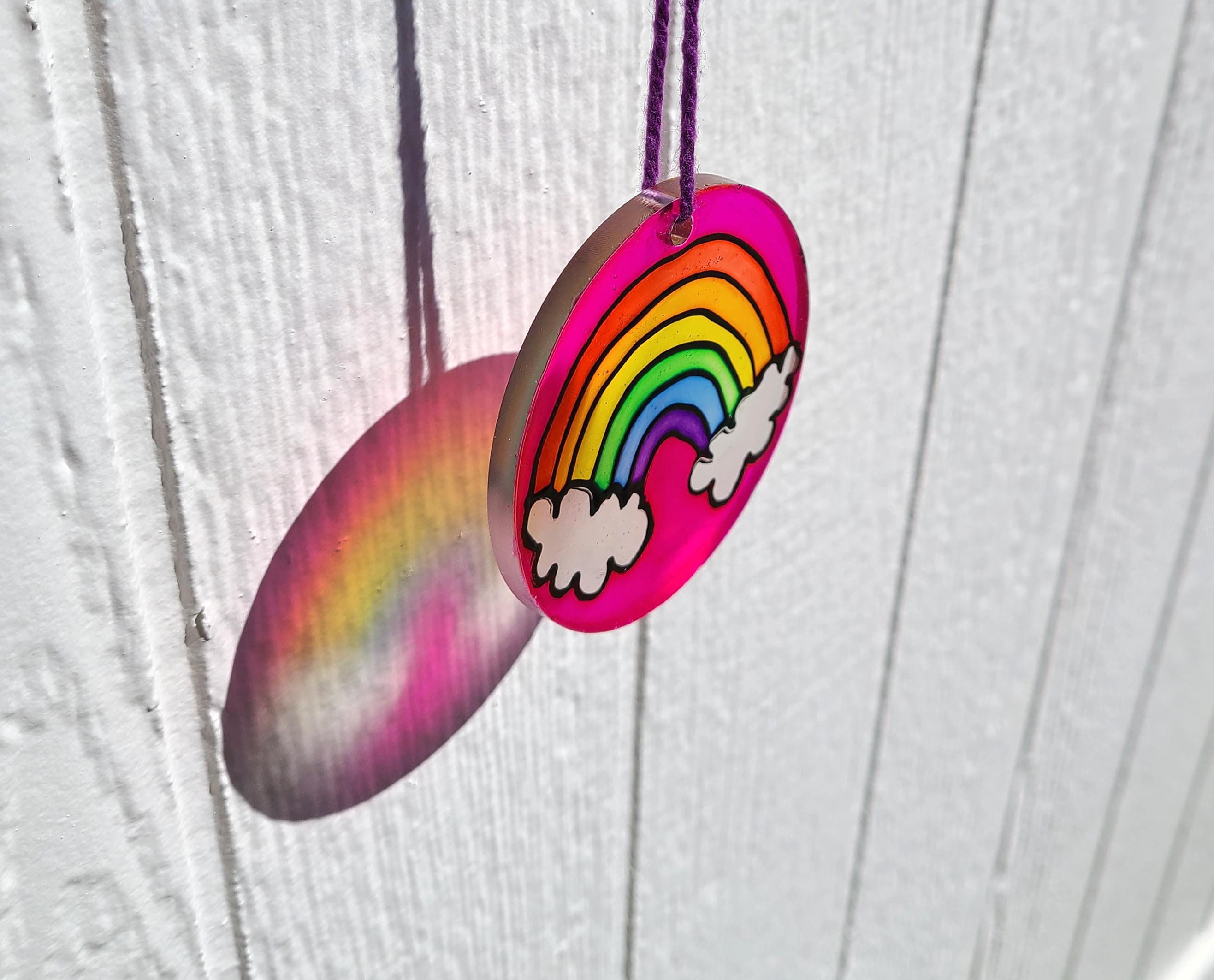 Stained Glass Dog Memorial Suncatcher, Rainbow Bridge Pet Loss Gift - Etsy