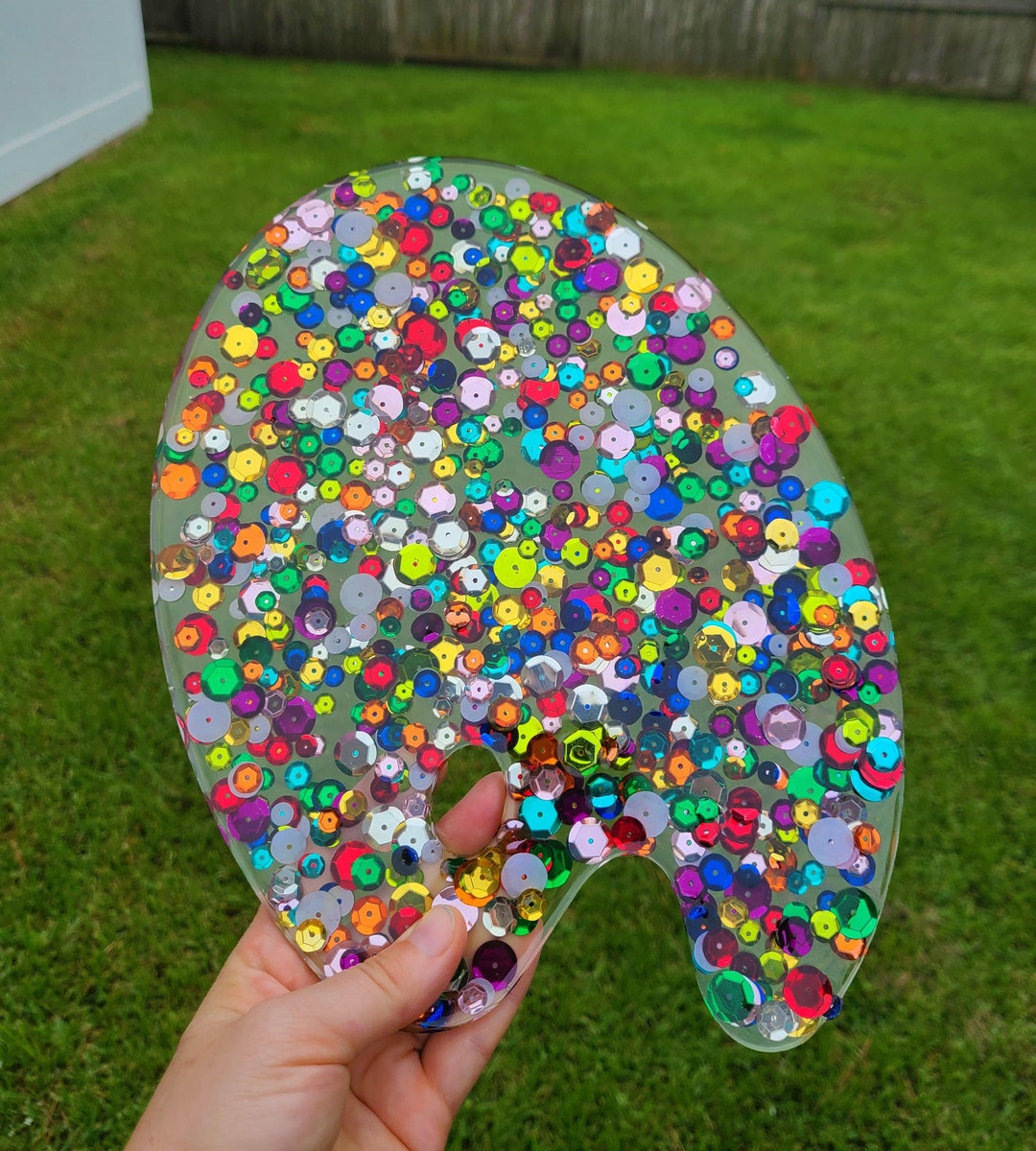 PAINT PALETTE, Do It Yourself Palette, Glass Palette, Watercolor