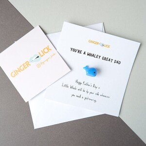 Carte mignonne de fête des pères | Cadeau fête des pères | Tu es un super papa Whaley | Papa | Mari | Petit ami