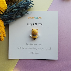 Vrolijk Gift | op Motivatie | Affirmatie Gift | Just Bee You | Bijen | Gepersonaliseerde aangepaste | Leuke Vriendschap Cadeau |
