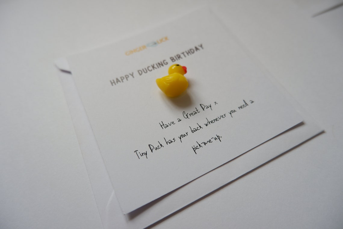 Lustige Geburtstagskarte Enten Geburtstagskarte Happy Etsy.de
