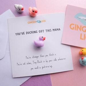 Karte für Mama Sie haben sich diese Mama geduckt | Mama Positivität Geschenk | Personalisiert mit benutzerdefinierten Nachricht | Ermutigung | Neues Schätzchen