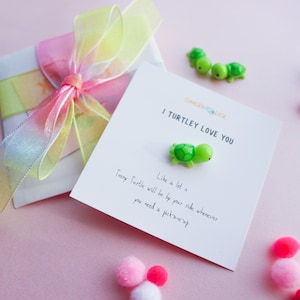 Niedliche Jubiläumskarte für Ehemann Freund Freundin Frau | I Turtley Love You | Jahrestagsgeschenk für Ihn | Valentinstagskarte |