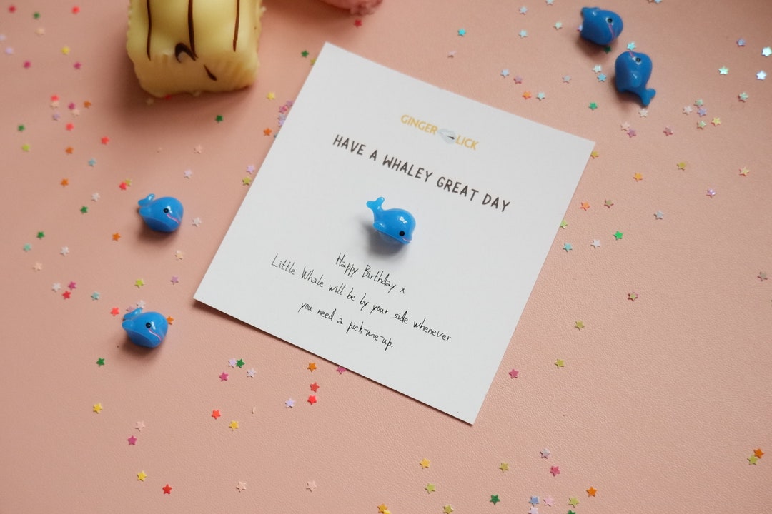 Cute Whale Birthday Card | Have A Whaley Great Day | Animal Pun Card ...