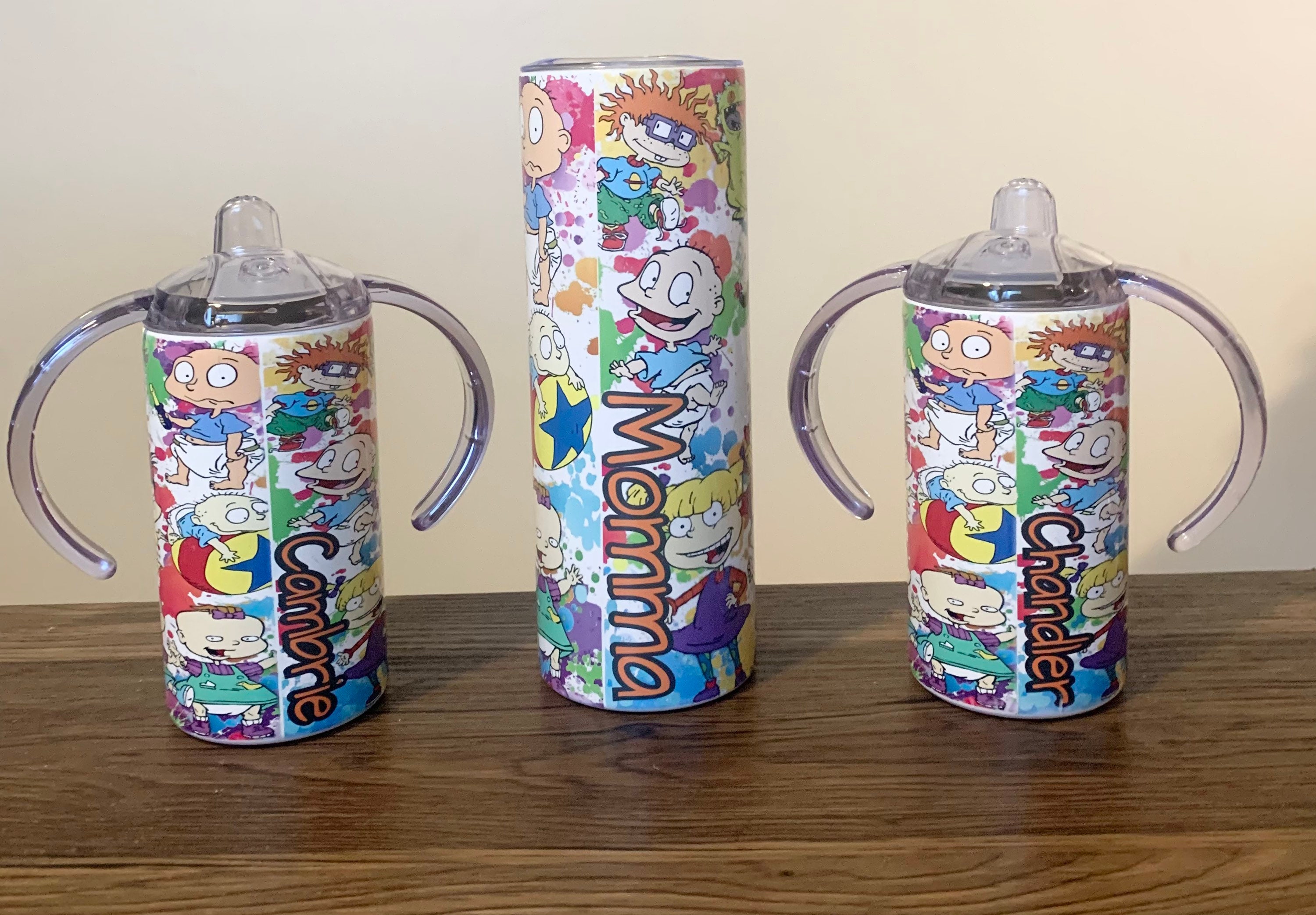 Rugrats Tumbler Rugrats Sippy Cup Mommy and Me Cups Etsy