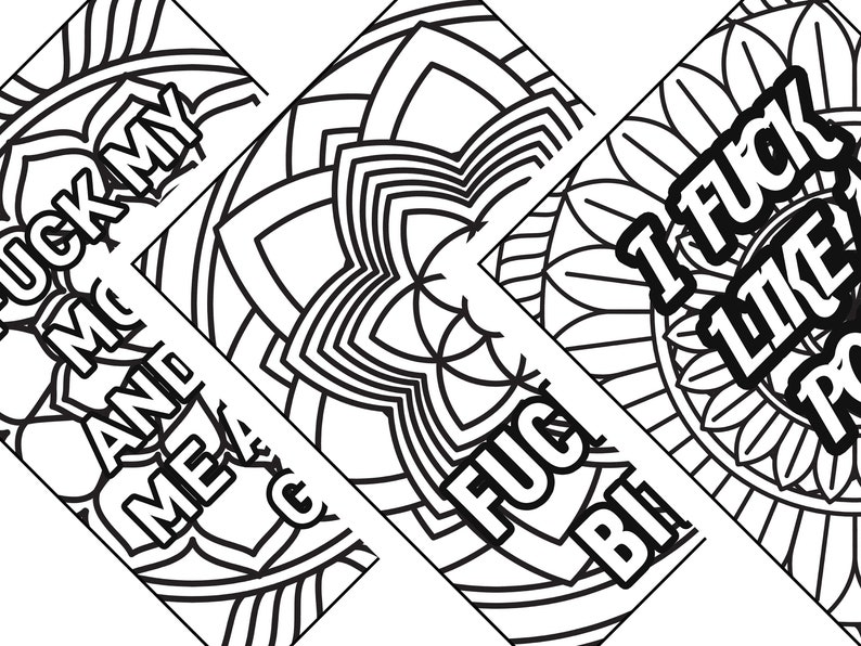 Download Incredibly Vulgar Swear Words Coloring Book for Adult Kdp ...