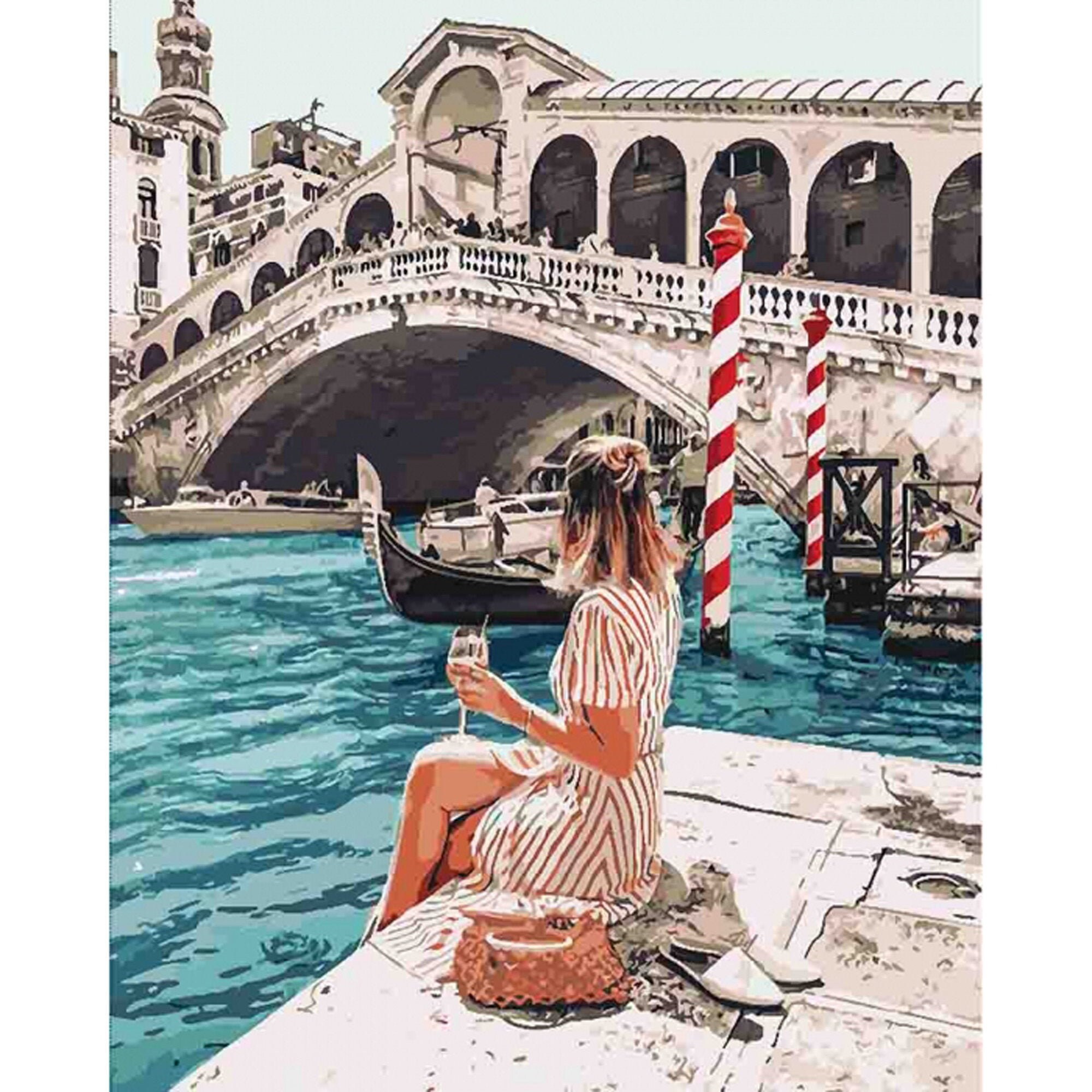 Venice Paint by number kit Adult Italy Painting by numbers Etsy