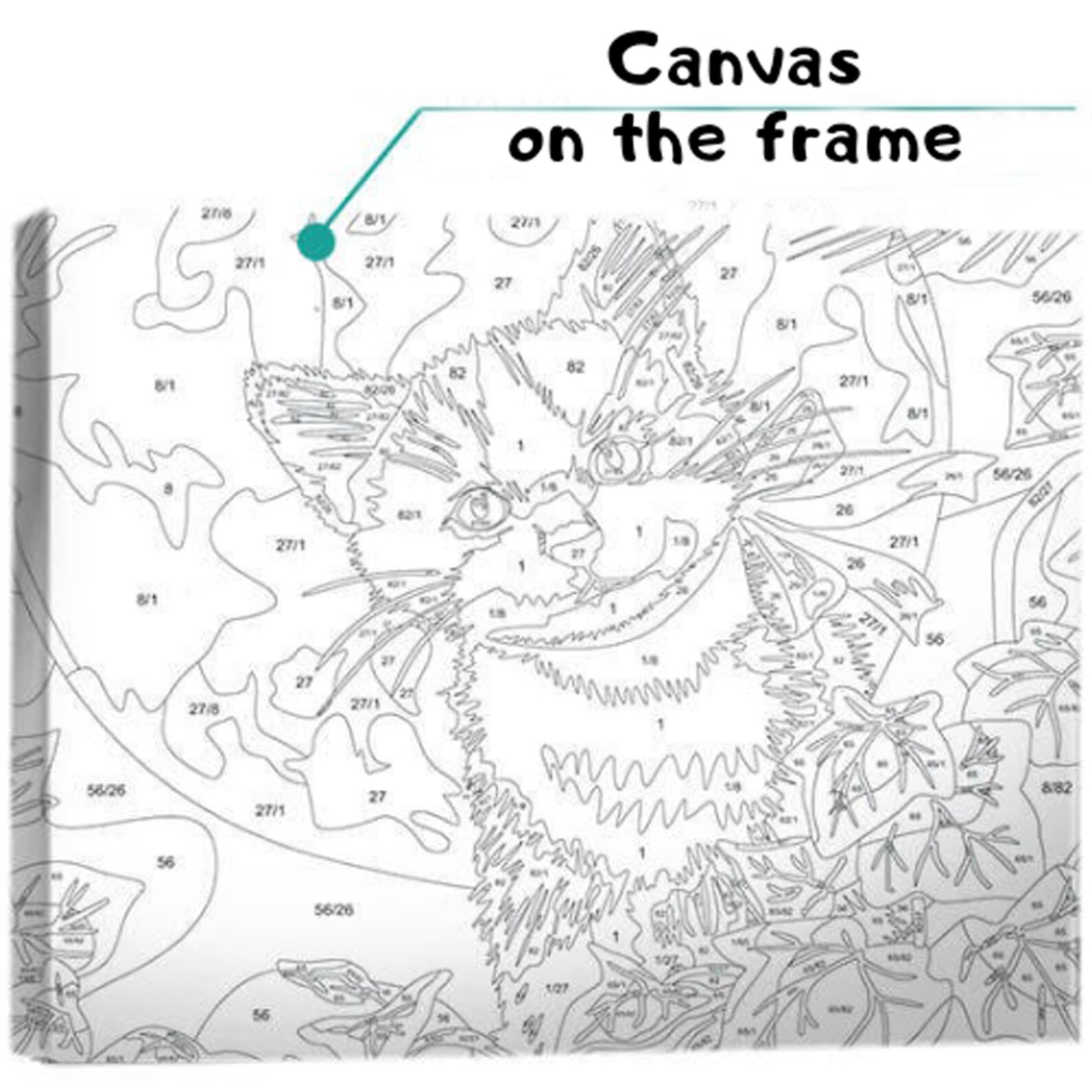 Süße Katzenfarbe nach Zahlen Kit Erwachsene Haustier Malen | Etsy