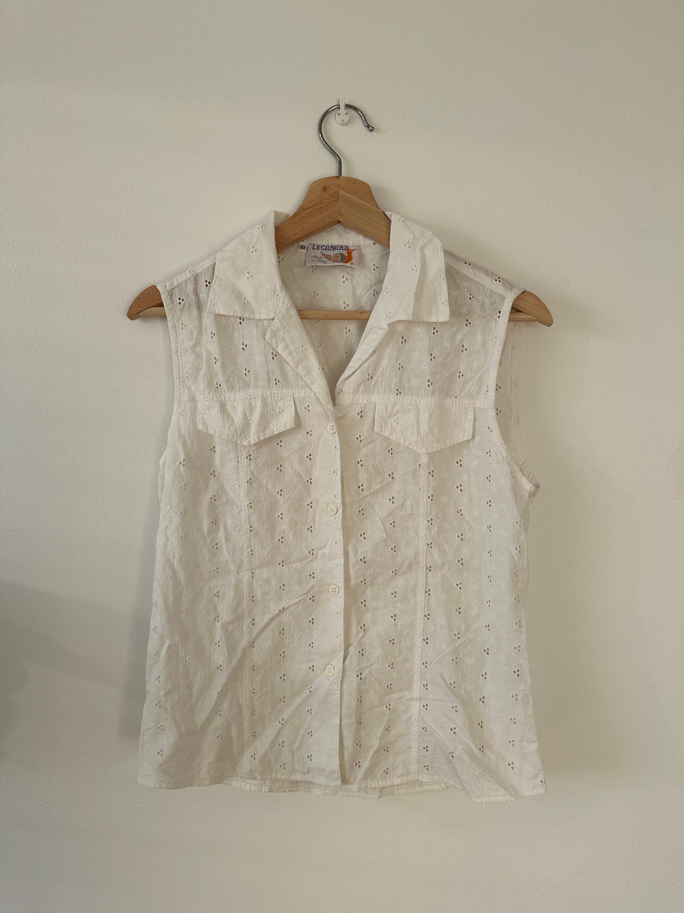 1980年代ヴィンテージ ホワイトレースブラウス | 半袖 | XS-S - Etsy 日本