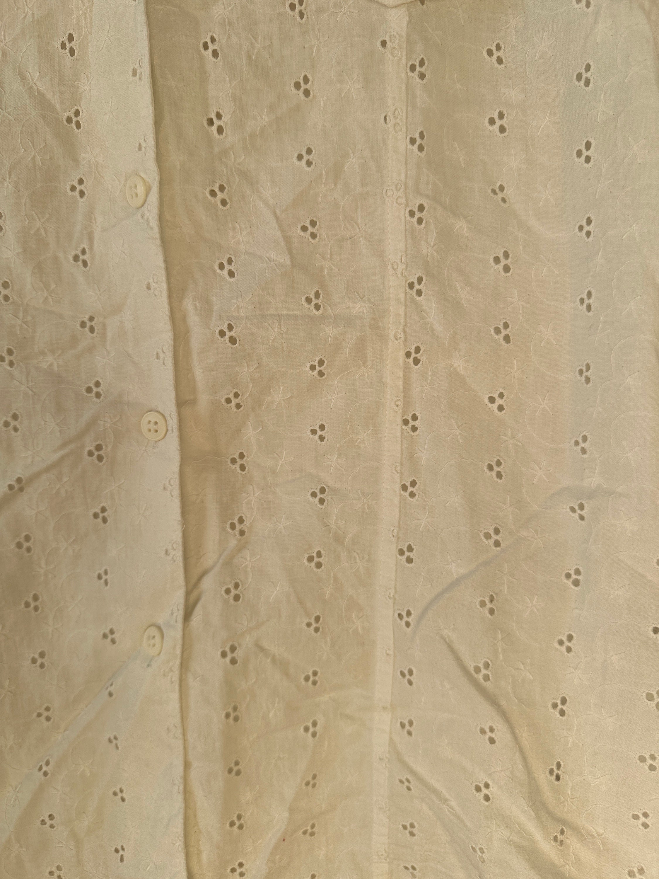 1980年代ヴィンテージ ホワイトレースブラウス | 半袖 | XS-S - Etsy 日本