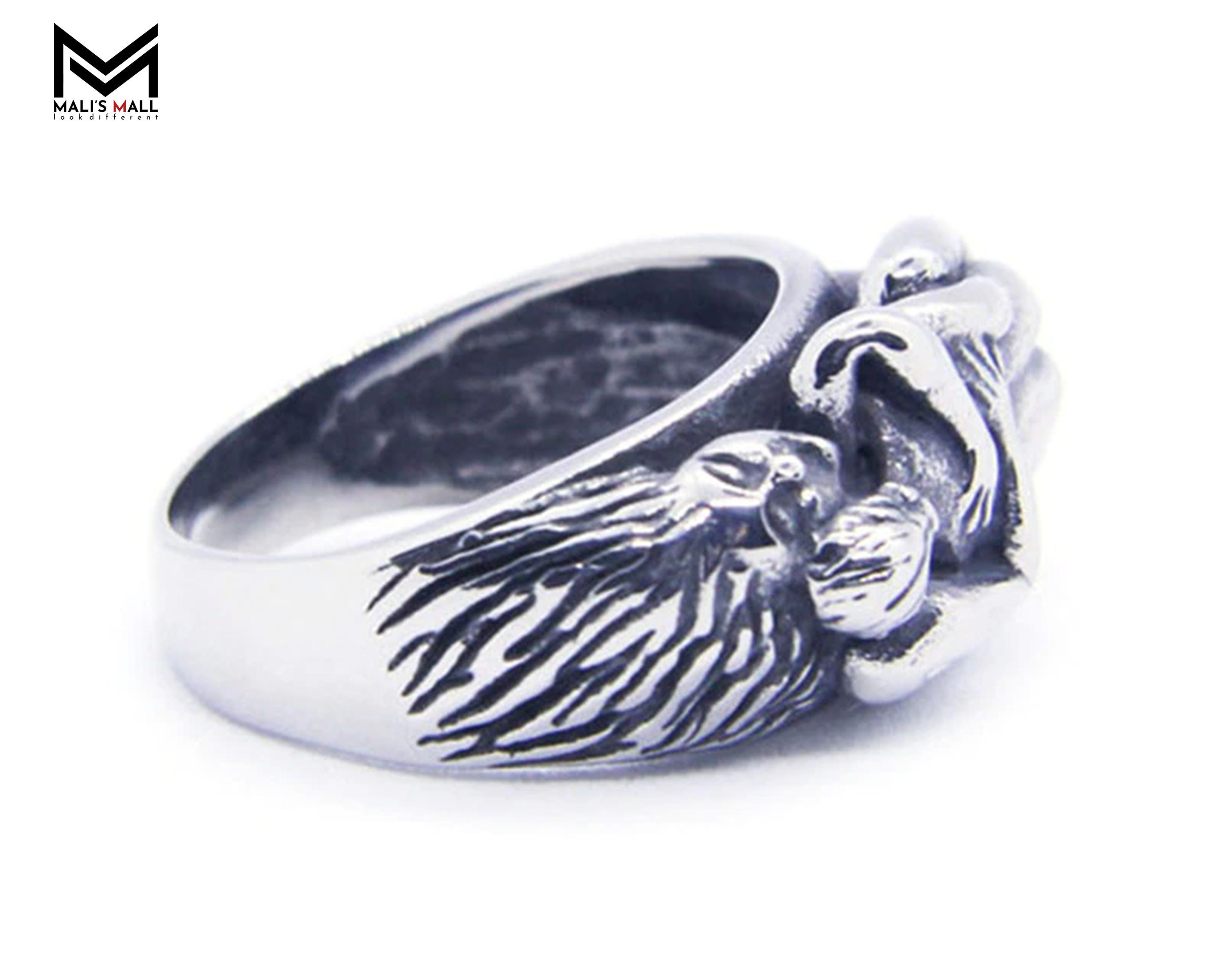 Lovers Hugging Kiss Ring Silver Romantic Lovers Fashion Ring Etsy