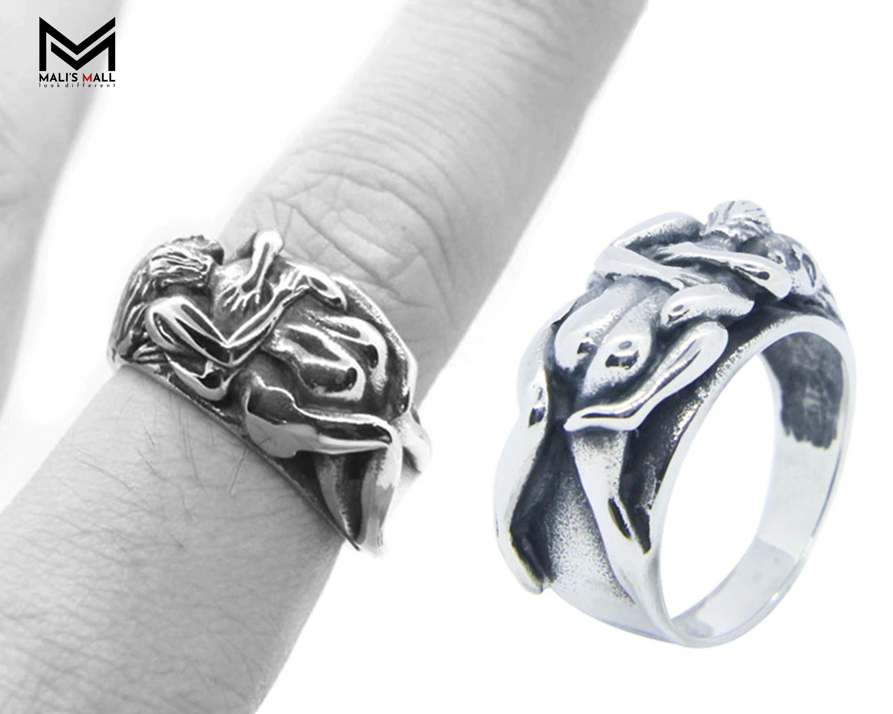 Lovers Hugging Kiss Ring Silver Romantic Lovers Fashion Ring Etsy