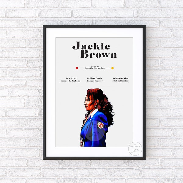 Jackie Brown Minimalism Poster | Jackie Brown Print | Jackie Brown | Minimalism Poster