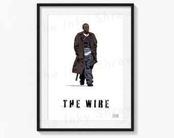 Omar Little The Wire Poster | Omar Little | The Wire Poster | The Wire Minimalism